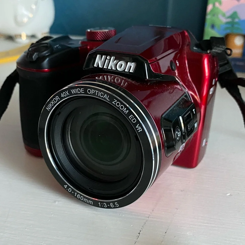 Used red COOLPIX B500 Digital Camera from Nikon